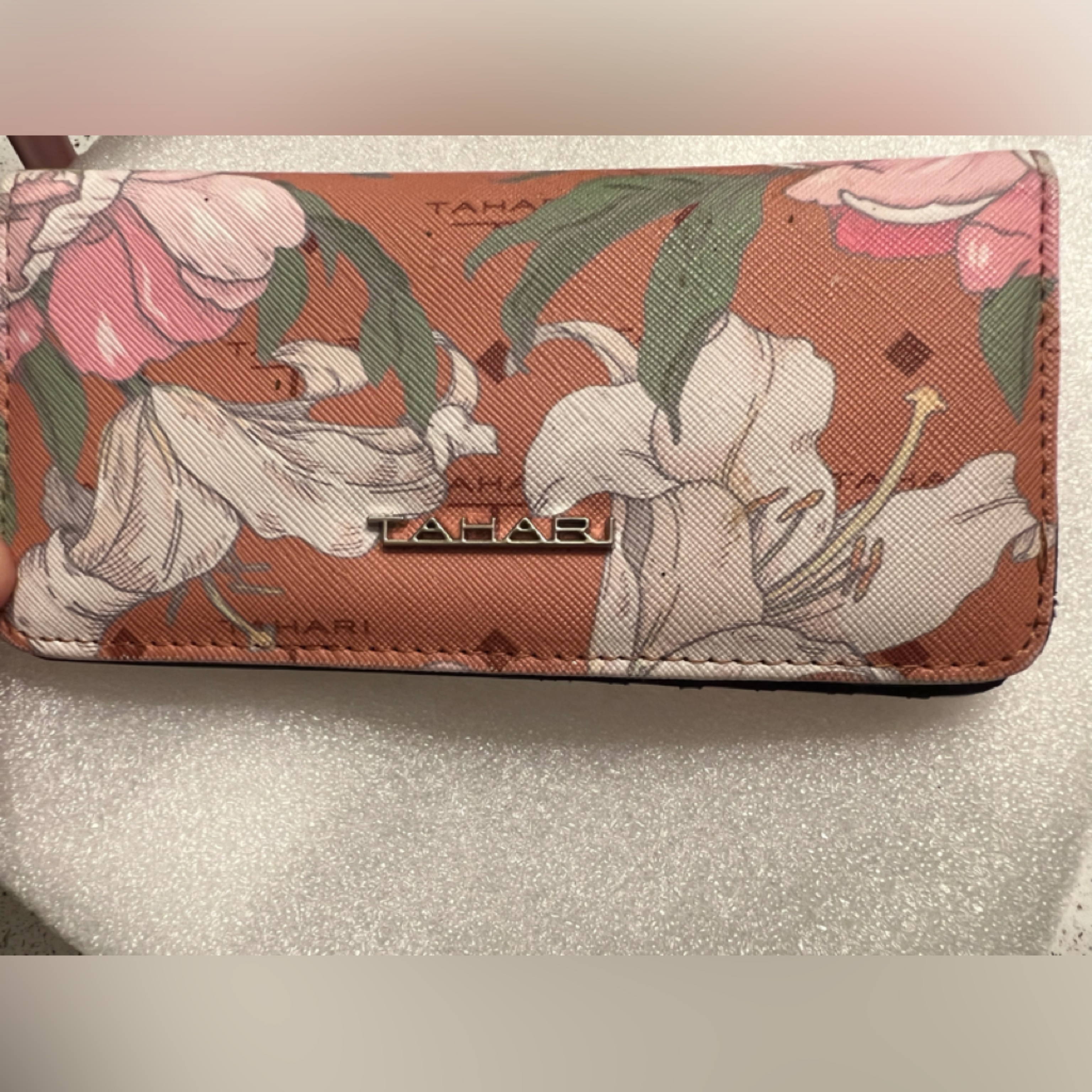 Nwot Tahari Brand Byfold Long Wallet